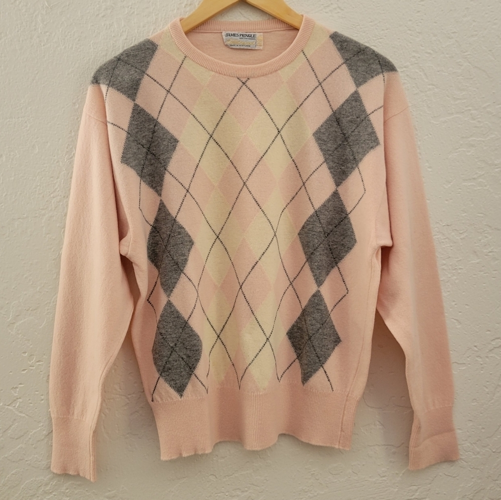 James Pringle Lambswool Sweater Size Large